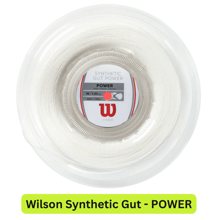 Wilson Synthetic Gut Power tennis string available at Bruno Restrings